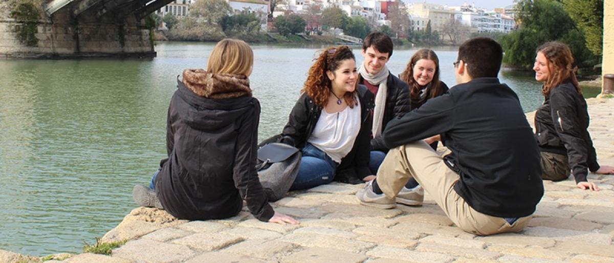 Students on international experience trip