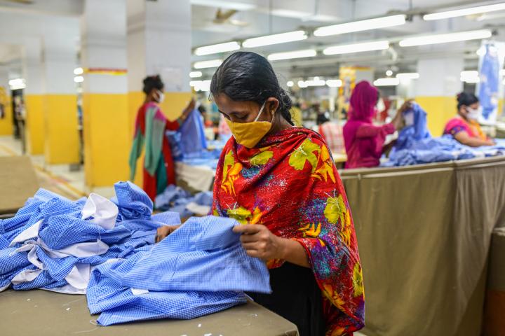 garment workers in a factory