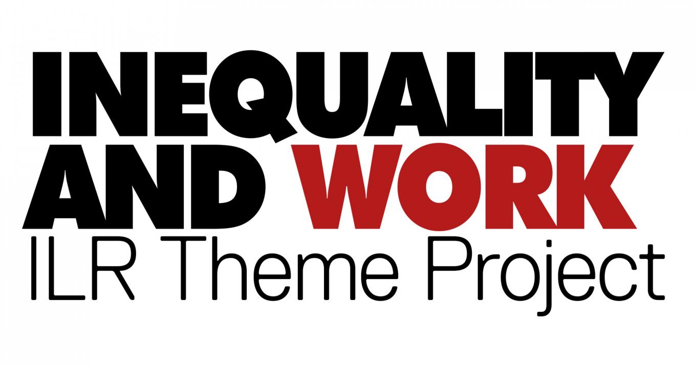 Logo with text Inequality and Work: ILR Theme Project