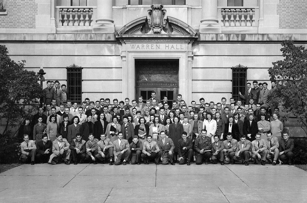 ILR's first class of students in 1945