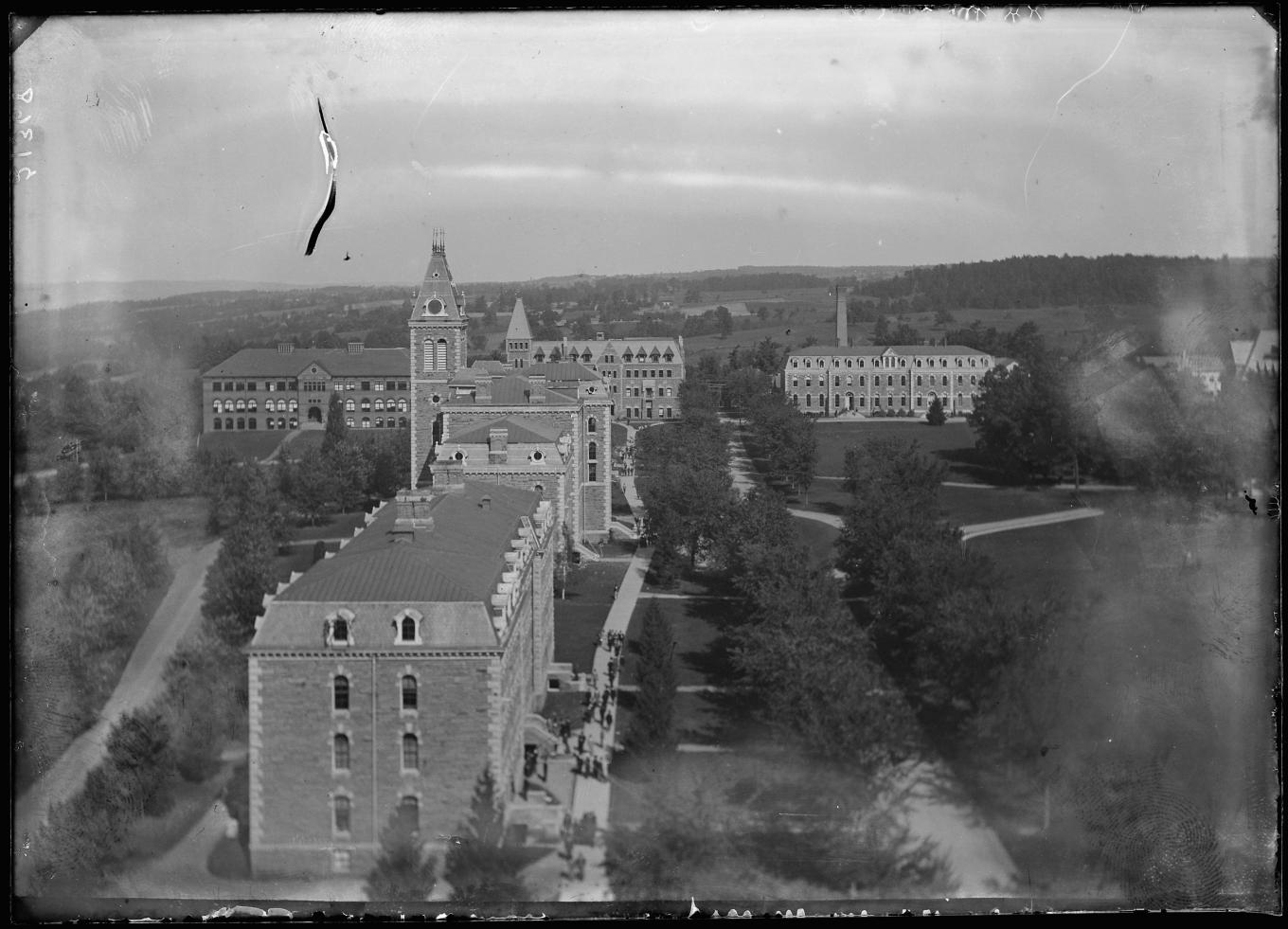 Historical view of the Cornell Campus