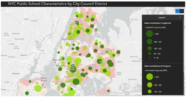 NYC Public School Characteristics by City Council District