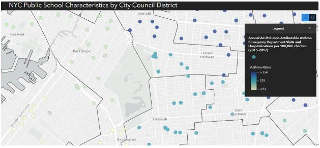 NYC Public School Characteristics by City Council District