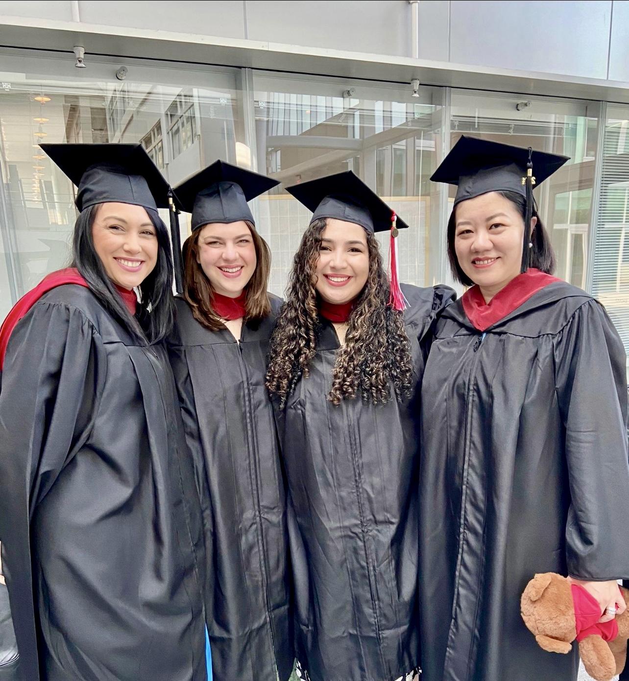 Andrea Mooney, Megan Orlander, Christina Aboud, Smiley Zhao
