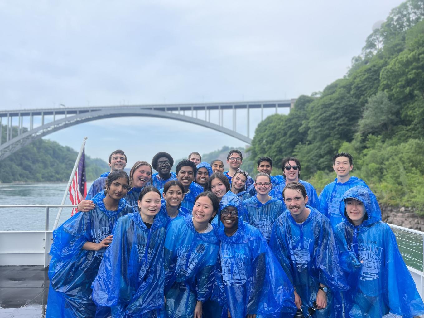 Buffalo High Road students at Niagara Falls