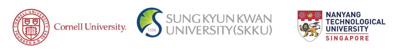 Presented by Cornell, SKK, and Nanyang Universities