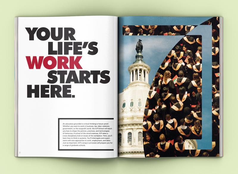 Sample magazine spread