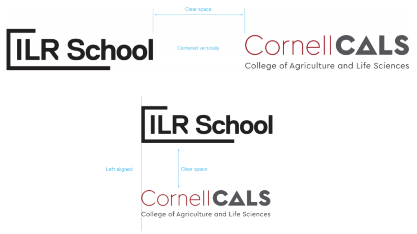 Space sharing with Cornell logos