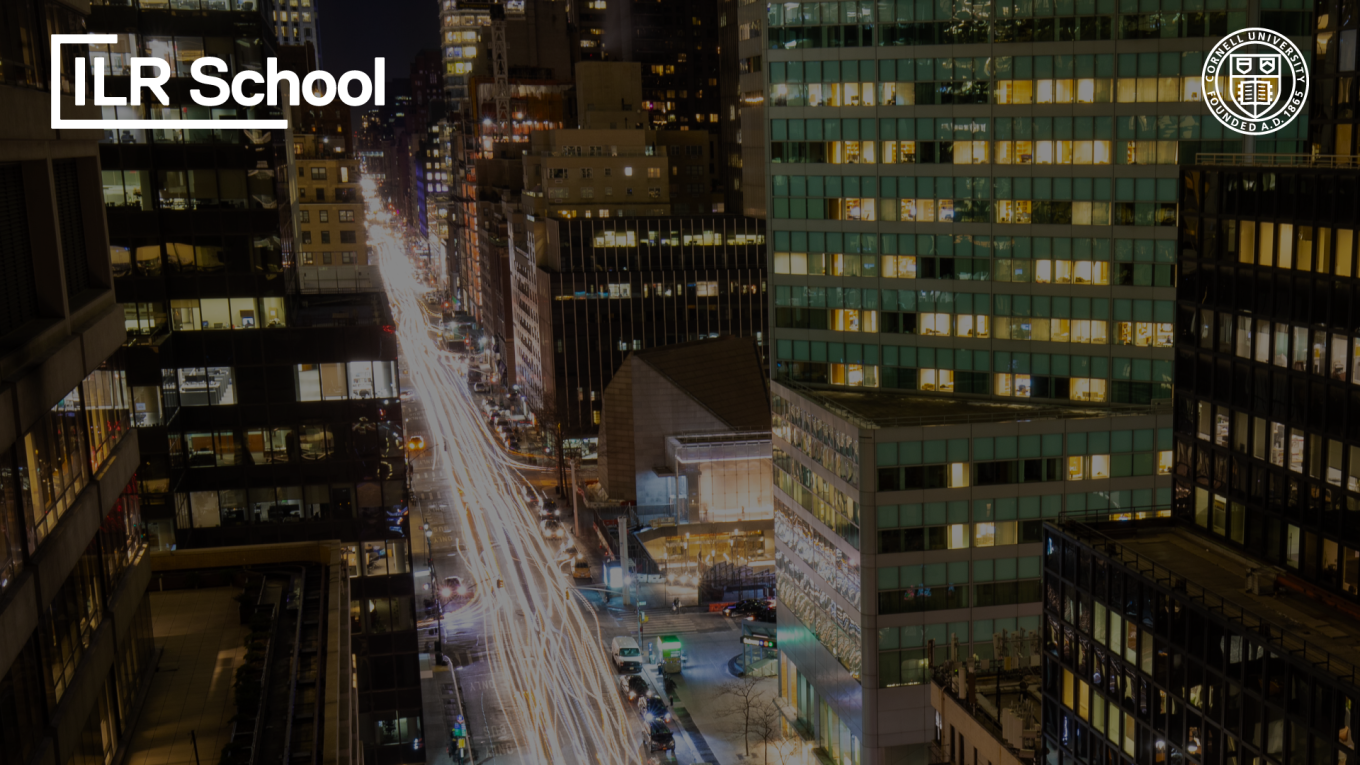 NYC Street view at night