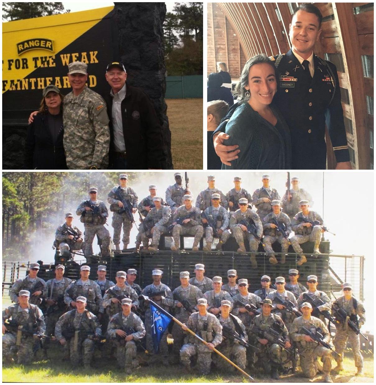 Kevin Bassney '13 military collage