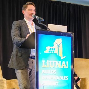 Zach Cunningham at LiUNA