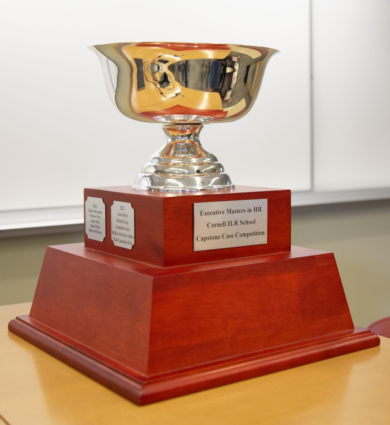 EMRHM Case Competition trophy