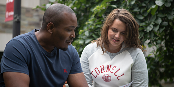 EMHRM students on campus in Ithaca