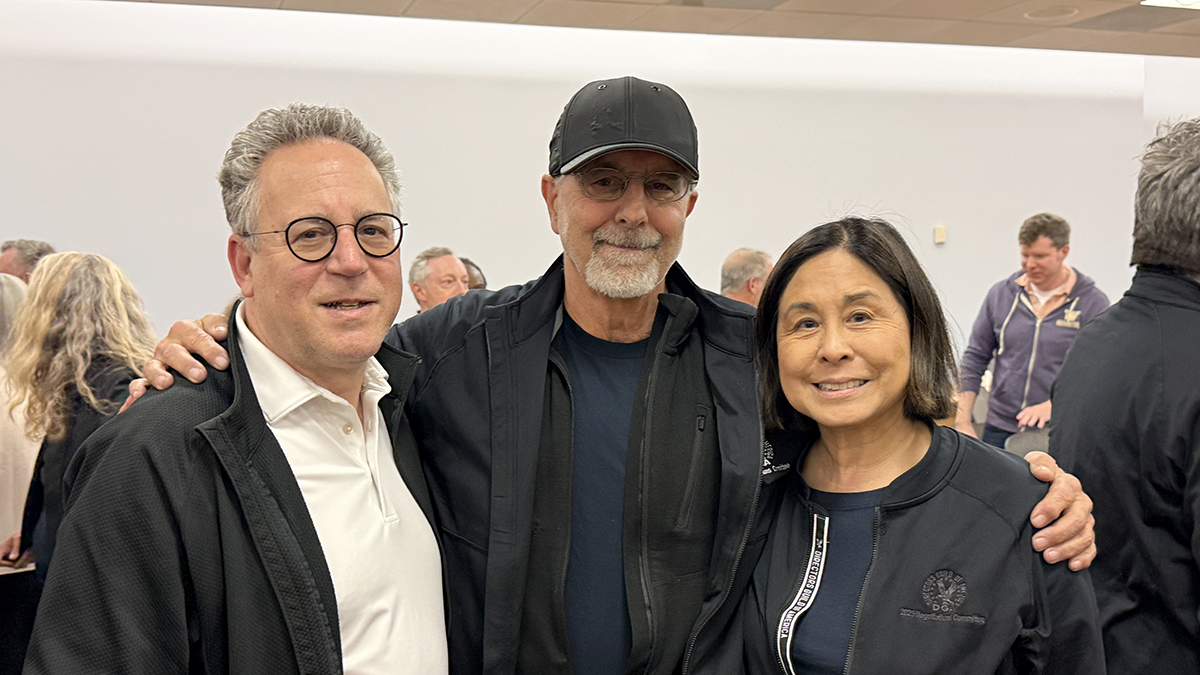 Russ Hollander ’85, Jon Avnet and Karen Gaviola