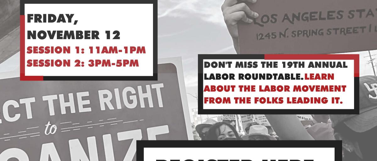 Labor Roundtable 2021 Poster