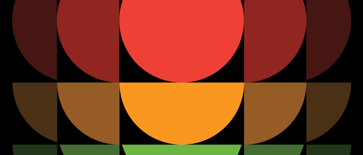 Stylized image of a traffic light