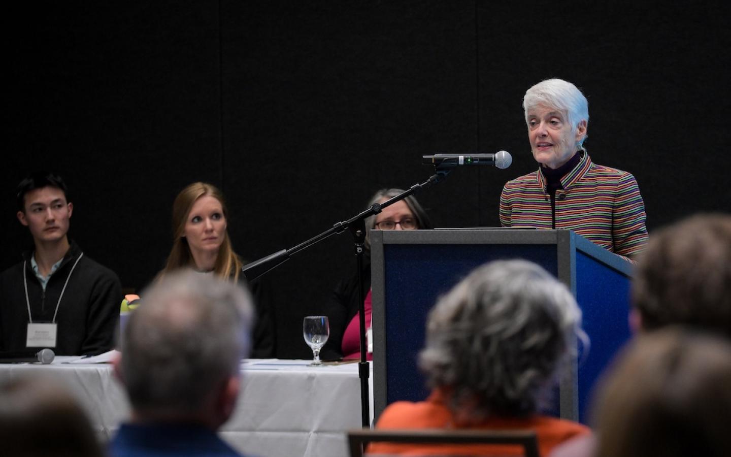 Susanne Bruyere, speaking at the Working Together conference