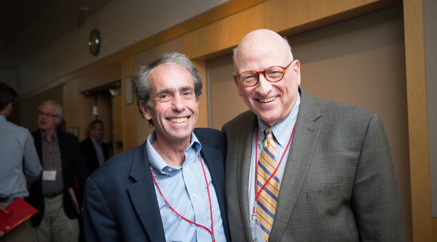 John Bickerman with Professor David Lipsky