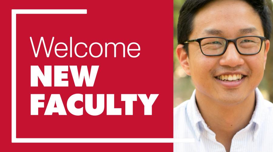 New faculty welcome card, Sam Wang