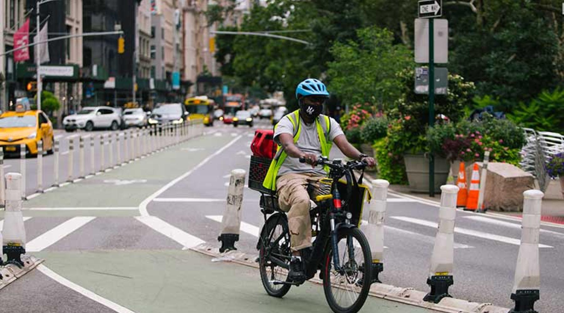 food delivery worker