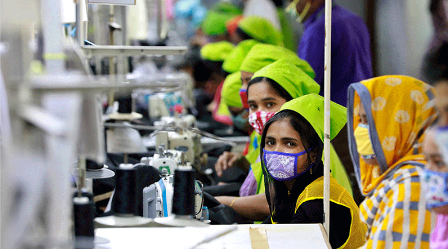 garment workers in a factory