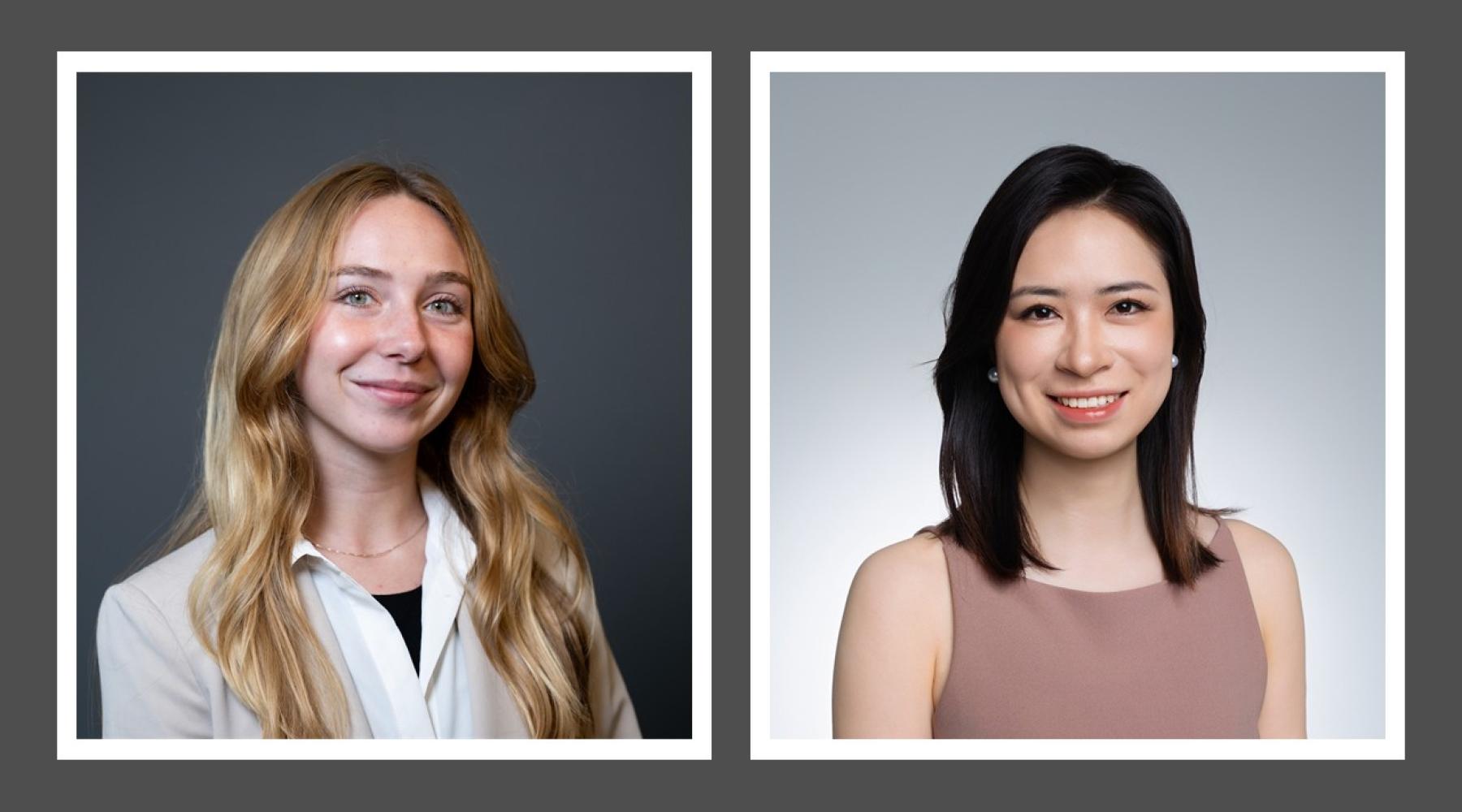 Haley Jackson and Hester Zhou