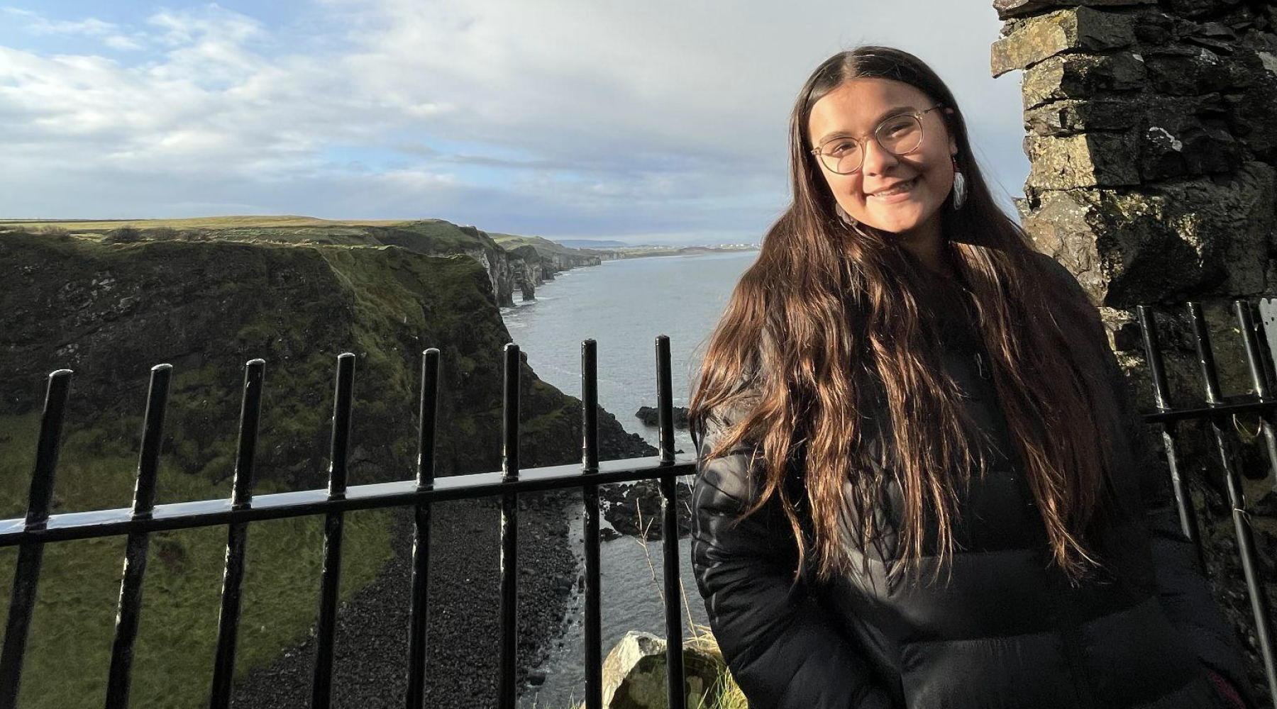 McKenna “MJ” Raade ’25 during her time in the ILR/UCS Semester in Dublin Program.