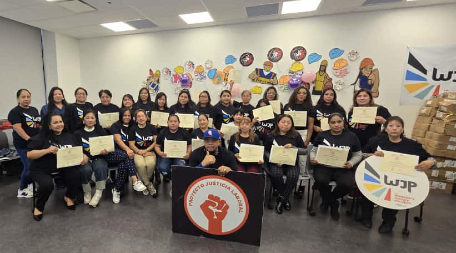 WJP Graduation. Cleaning technicians 2