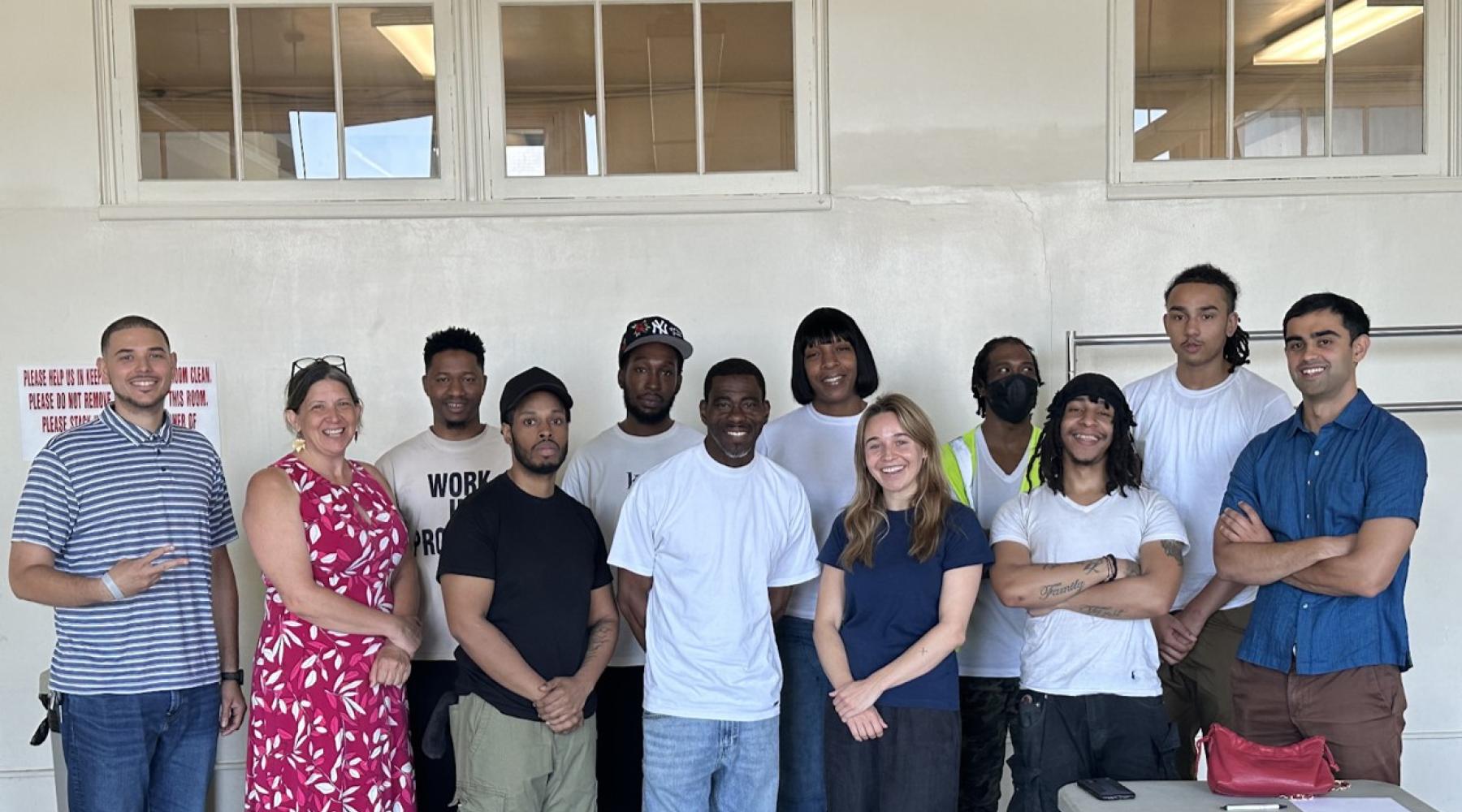 Group of individuals posing for a picture