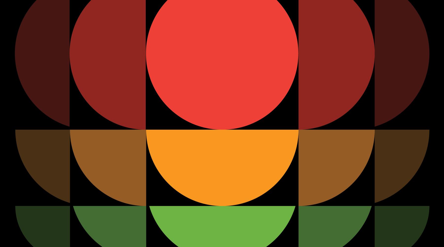 Stylized image of a traffic light