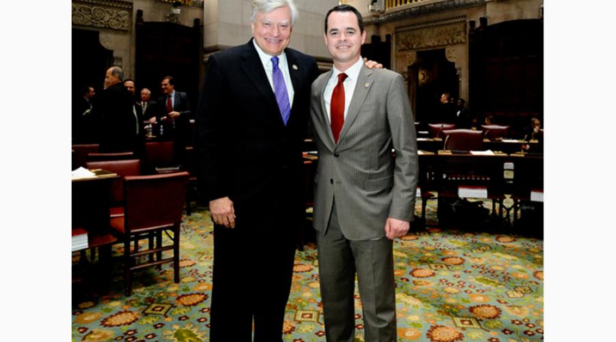 Senator Michael F. Nozzolio and Senator David Carlucci