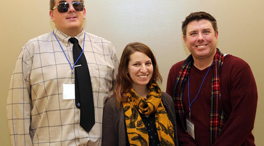 YTI's Joe Zesski and Jeffrey Tamburo worked with Sally Heron to improve accessibility for Planned Parenthood of the Southern Finger Lakes.