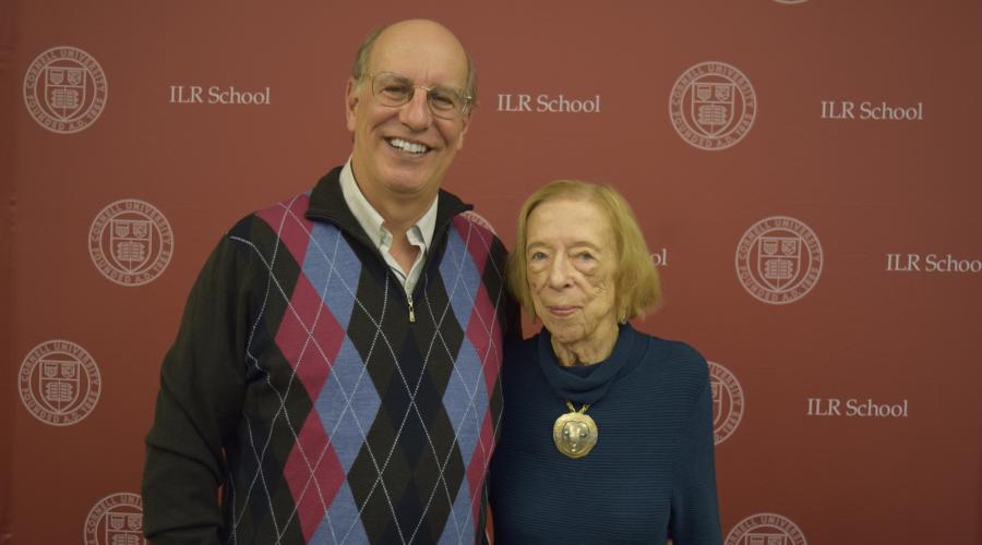 Former ILR Dean Harry Katz and former Associate Dean Lois Gray