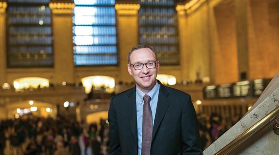 Photo: Kevin Hallock in Grand Central Station