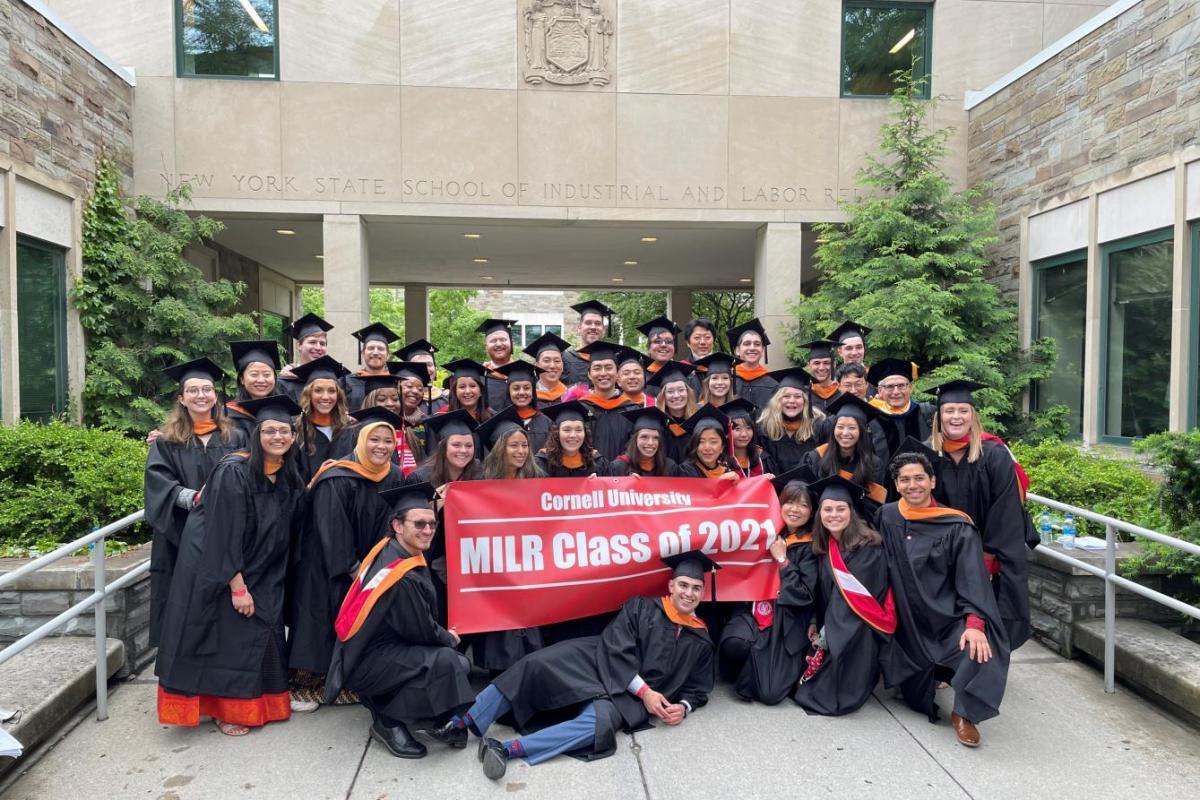 class shot of milr graduates (class of 2021)