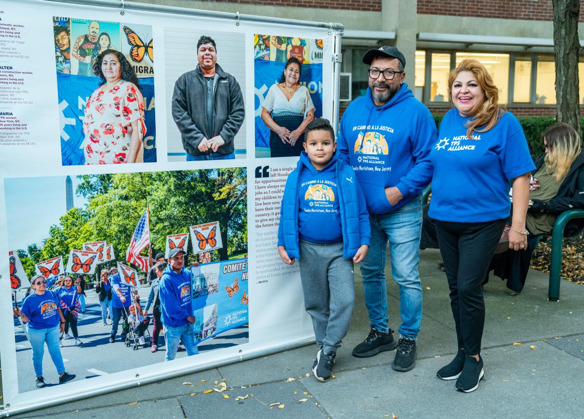 TPS family at exhibit in NJ