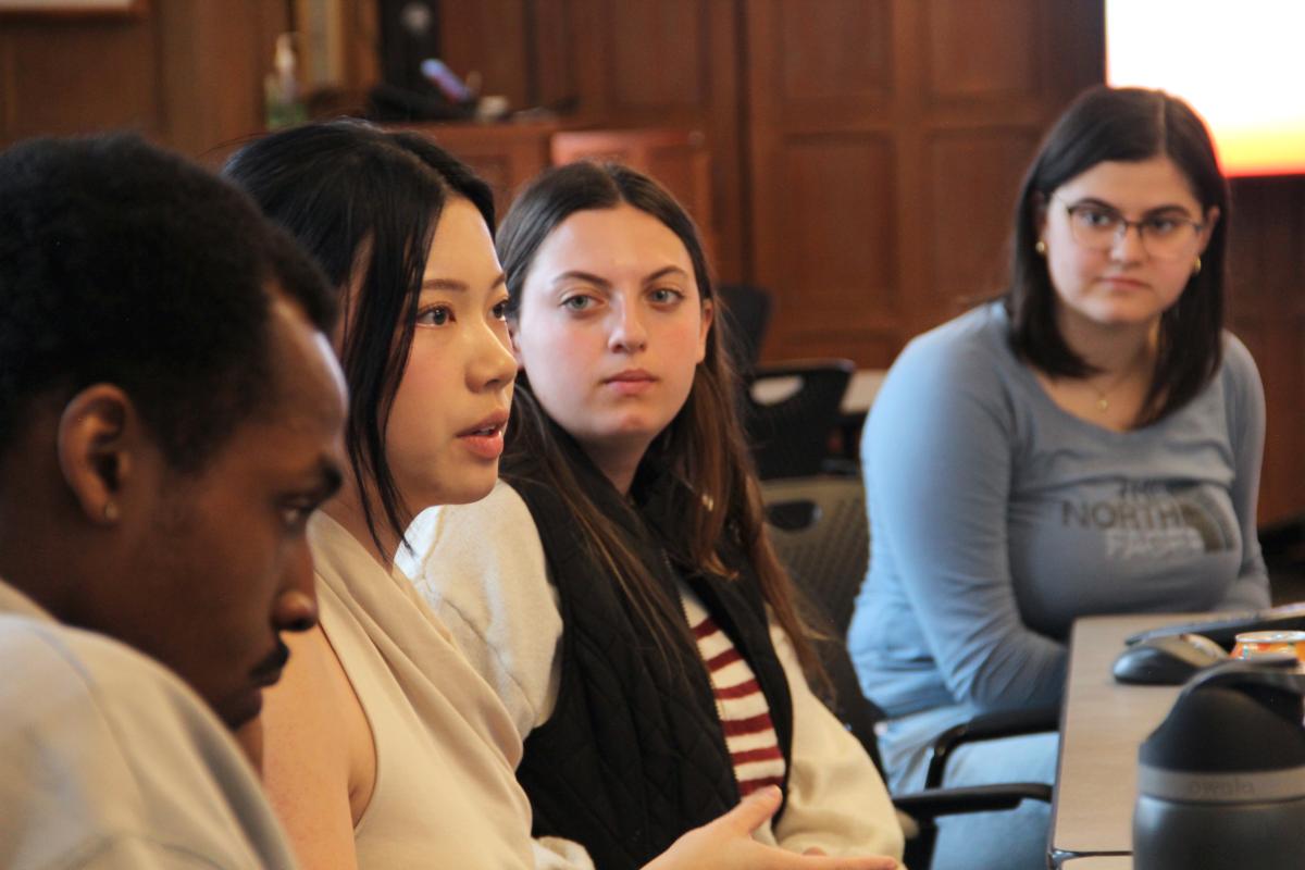High Road Ithaca students during a fellowship session
