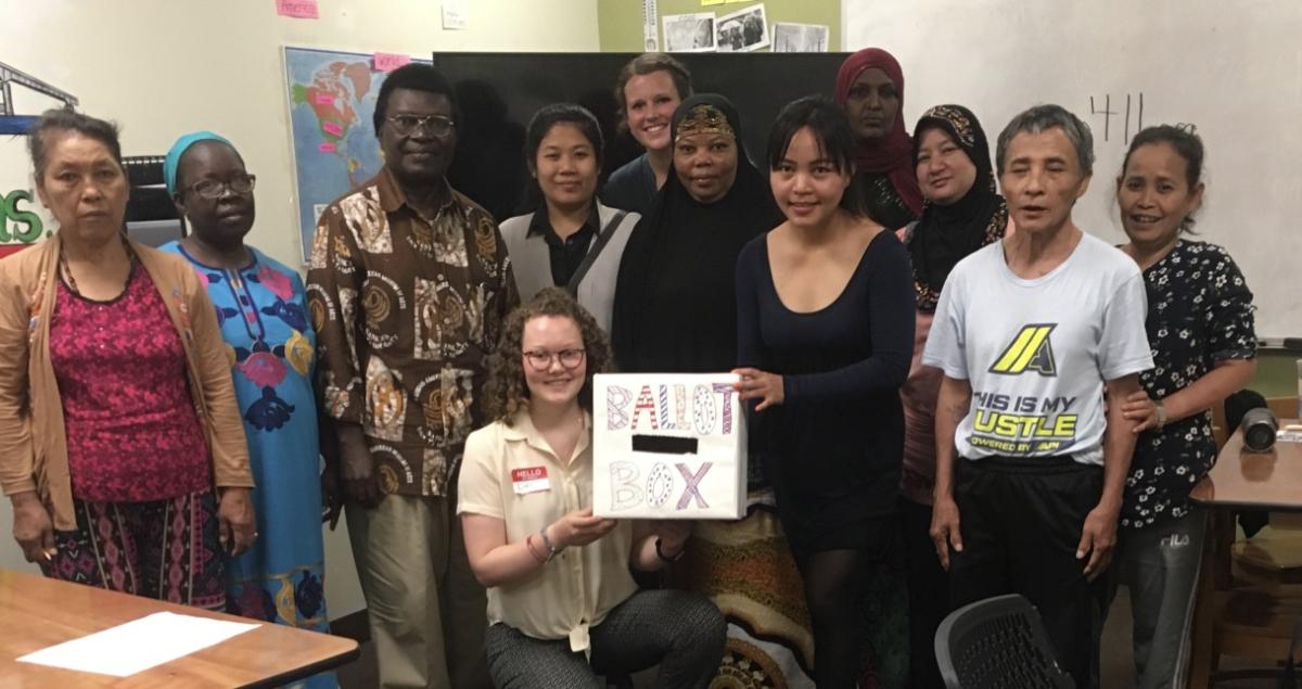 Buffalo High Road students