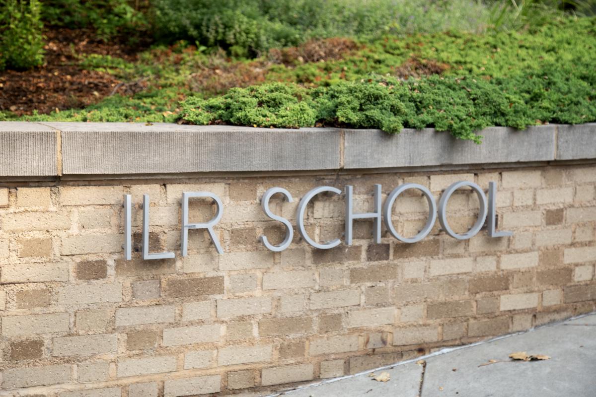ILR School sign