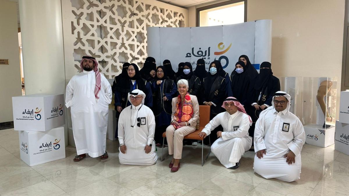 Susanne Bruyère in Saudi Arabia