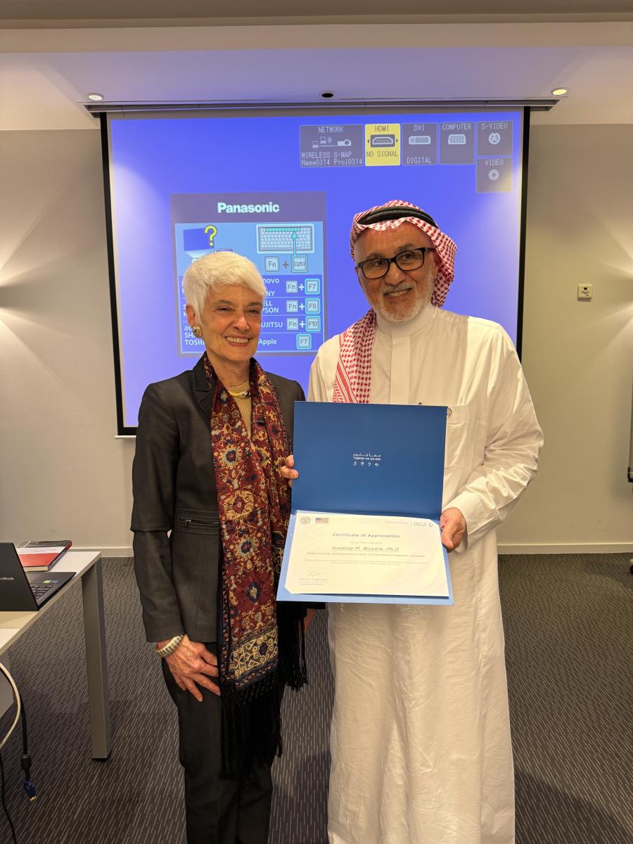 Susanne Bruyère in Saudi Arabia