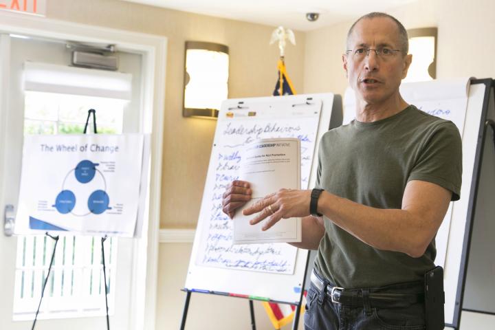 Jeff Grabelsky at a National Labor Leadership Institute training 