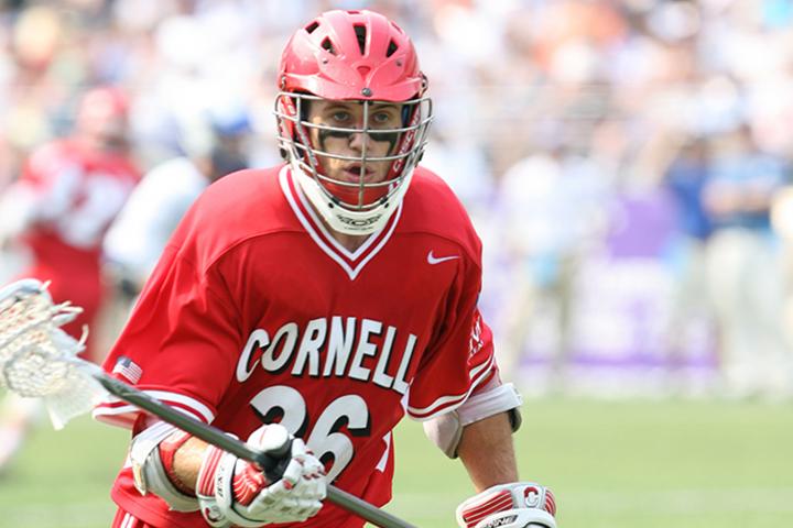 Mitch Belisle ’07 playing Cornell lacrosse
