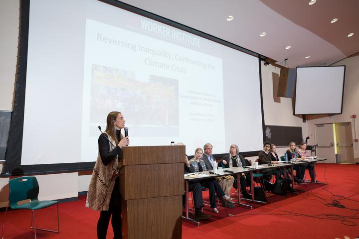 Image of Lara Skinner speaking at Energy Panel