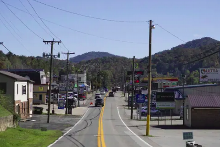 The old jobs are not coming back in coal towns like Danville, West Virginia. ‘You really have to think holistically about how you support the community through the transition.’ Photograph: Chris Jackson/AP
