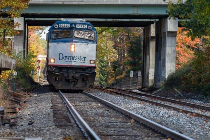Amtrak's Downeaster train from Boston to Brunswick