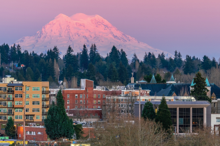A scenic image of Washington state