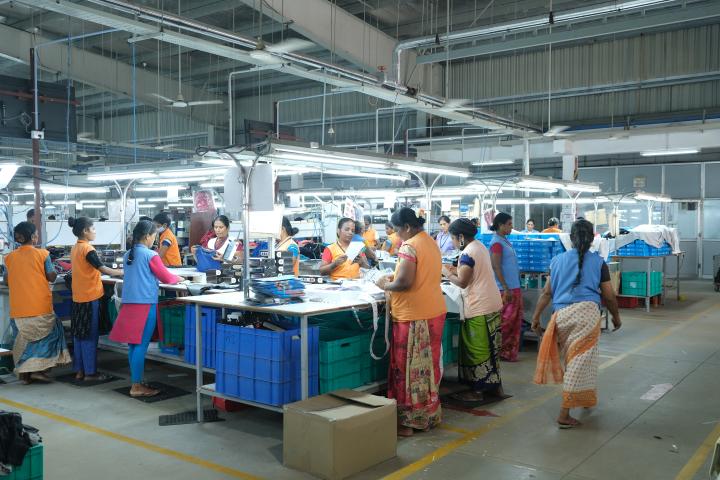 Women working in a factory