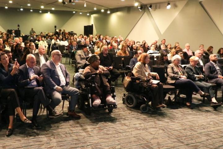 The audience in the front row and farther back, at the 2025 DREAM keynote