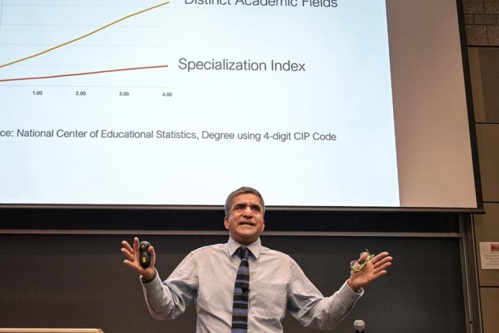 Rakesh Khurana ’90 gives the 2026 Konvitz Lecture
